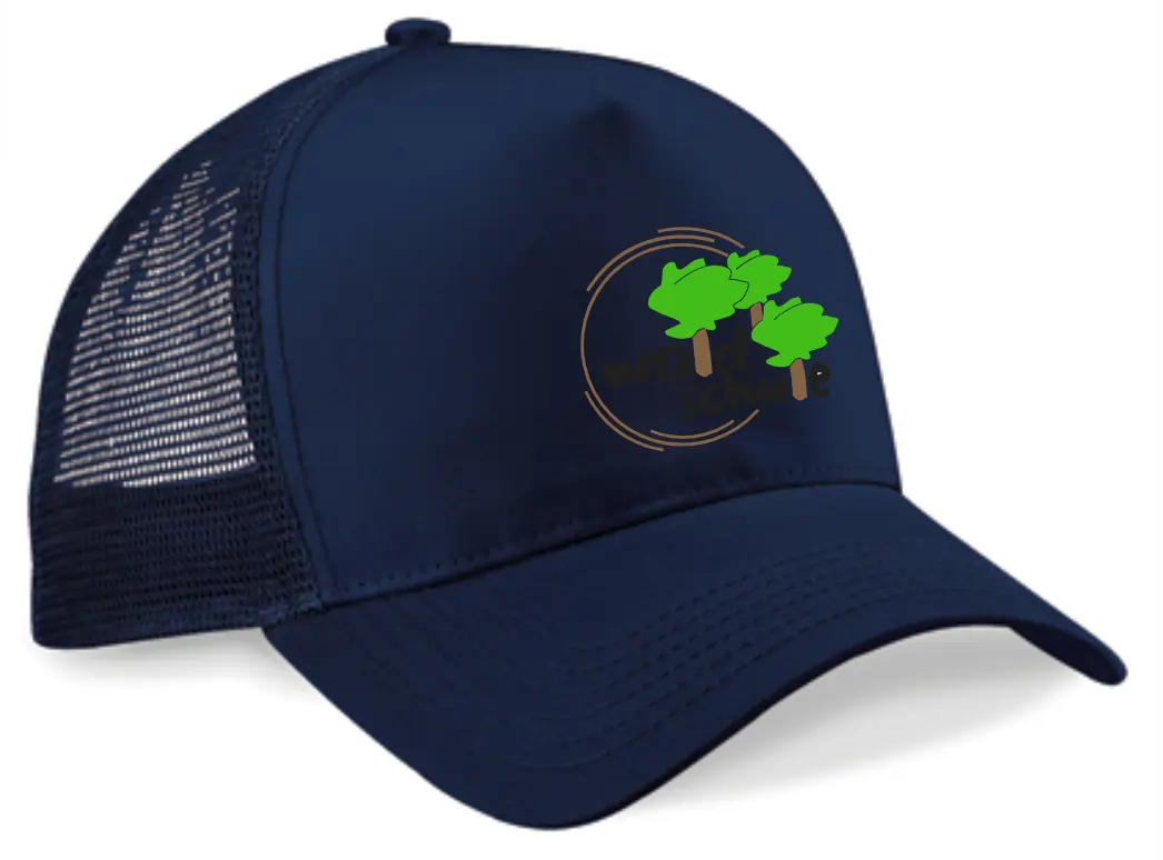 Snapback Trucker Cap Waldschule (French Navy / French Navy)